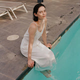 MAYA DRESS CROCHET WHITE