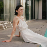 MAYA DRESS CROCHET WHITE