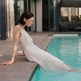 MAYA DRESS CROCHET WHITE