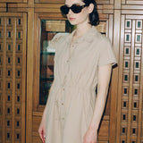 KATE MINI DRESS STONE