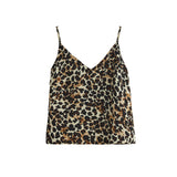 LEOPARD TOP BROWN