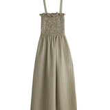 SHAY DRESS SAND STRIPS