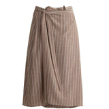 SAHARA MIDI SKIRT BROWN