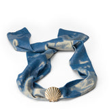 SHELL BELT BLUE GOLD