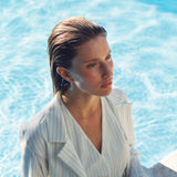 PINSTRIPE VEST WHITE