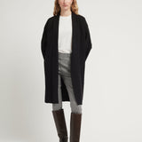 WAFEL COAT BLACK