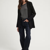 STRIPES NIKI COTTON TOP BLACK