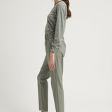 STRIPES NIKI COTTON TOP GREEN