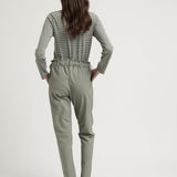 STRIPES NIKI COTTON TOP GREEN