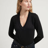 YUVAL V TOP BLACK