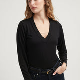 YUVAL V TOP BLACK