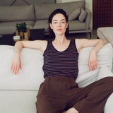 TAL TOP BLUE & BROWN STRIPS