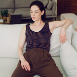 TAL TOP BLUE & BROWN STRIPS