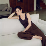 TAL TOP BLUE & BROWN STRIPS