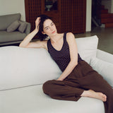 TAL TOP BLUE & BROWN STRIPS