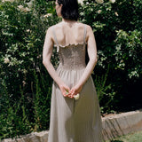 SHAY DRESS SAND STRIPS