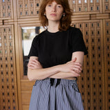 AVIGAIL PANTS BLACK STRIPS
