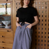 AVIGAIL PANTS BLACK STRIPS
