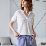 AVIGAIL PANTS BLUE STRIPS