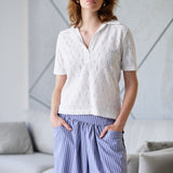 AVIGAIL PANTS BLUE STRIPS