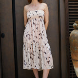 ORIT DRESS LIGHT PINK PATTERN
