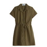 KATE MINI DRESS OLIVE