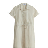 KATE PERCAL DRESS BEIGE
