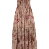ORIT DRESS PINK FLOWERS