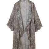 CHIFFON TOP LEOPARD