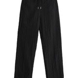 Daniel flower lace pants black