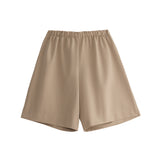 Ella bermuda pants stone