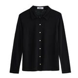 Itai knit blouse black