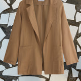 RON CUPRO BLAZER CAMEL