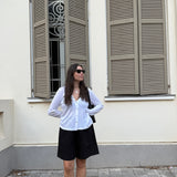 Ella bermuda pants black