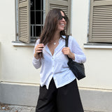 Itai knit blouse white