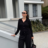 Itai knit blouse black