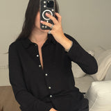 Itai knit blouse black