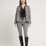TIE BLOUSE BLACK