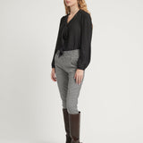 TIE BLOUSE BLACK