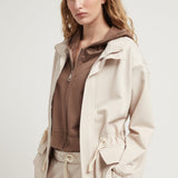 FISHBONE JACKET BEIGE