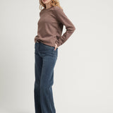 NIKI KNIT TOP BROWN