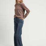 NIKI KNIT TOP BROWN