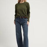 NIKI KNIT TOP OLIVE