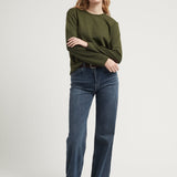 NIKI KNIT TOP OLIVE