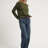 NIKI KNIT TOP OLIVE