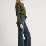NIKI KNIT TOP OLIVE