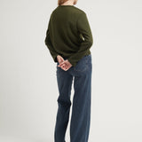 NIKI KNIT TOP OLIVE