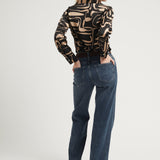 RACHEL BLOUSE GEOMETRIC PRINT