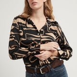 RACHEL BLOUSE GEOMETRIC PRINT
