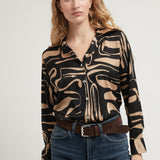 RACHEL BLOUSE GEOMETRIC PRINT